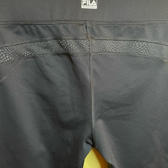 Fila Black Athletic Capri Running Pants - Picture 4 of 8